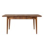 Hanah Home Vina 0900 Walnut Stone Juego de Comedor Extensible